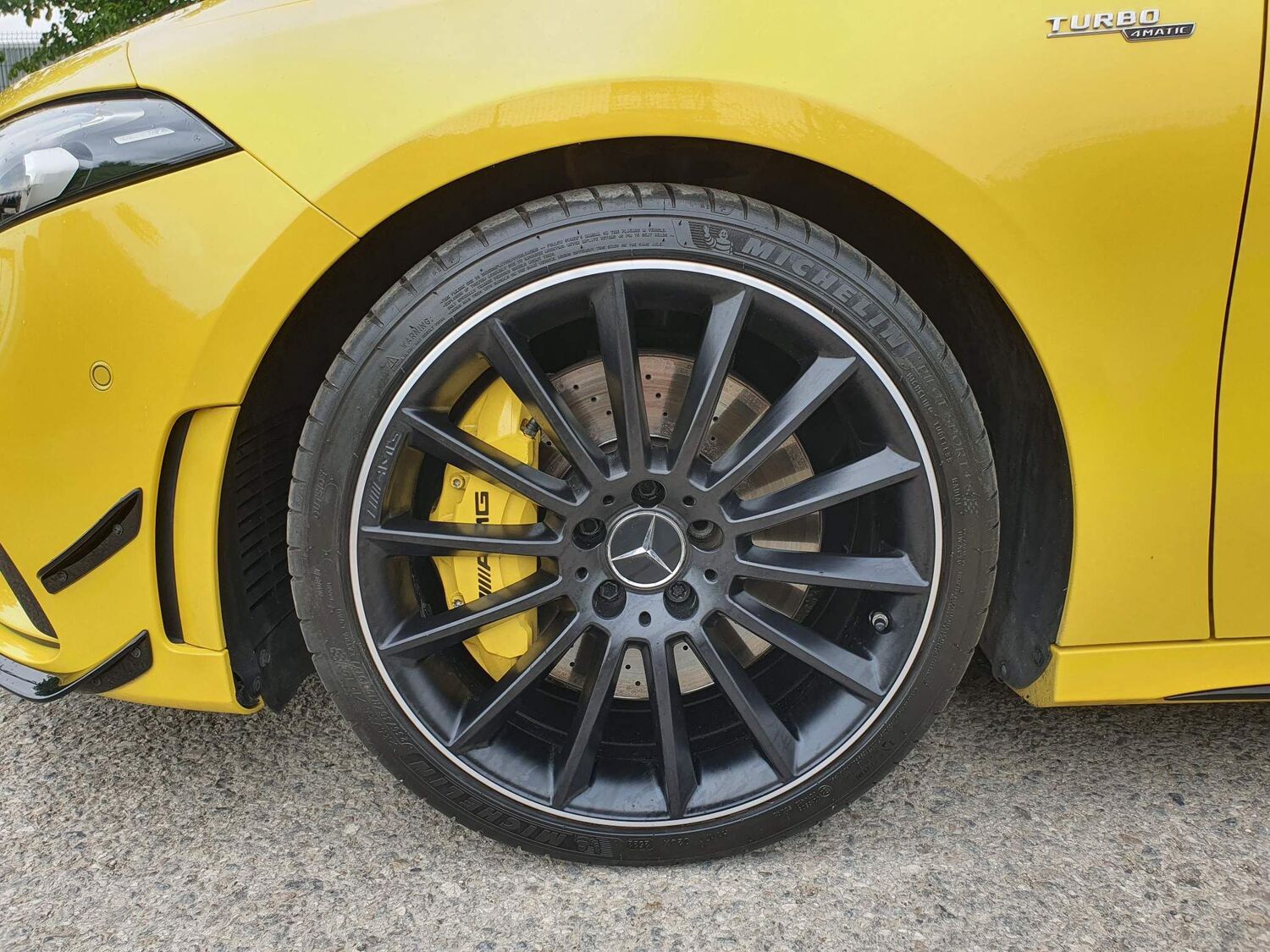 Used MERCEDES-BENZ A CLASS 2019 Yellow in Leeds, West Yorkshire 